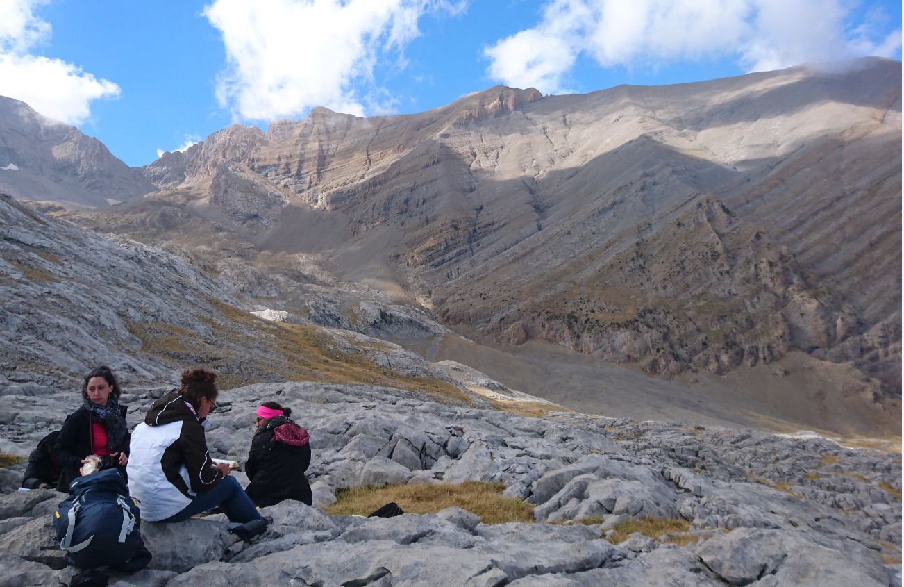 Terrain sur la nappe de Cotiella (M1 STPE-TG 2016-2017)
