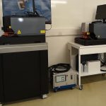 Femto-second laser (left), nano-second laser (right)