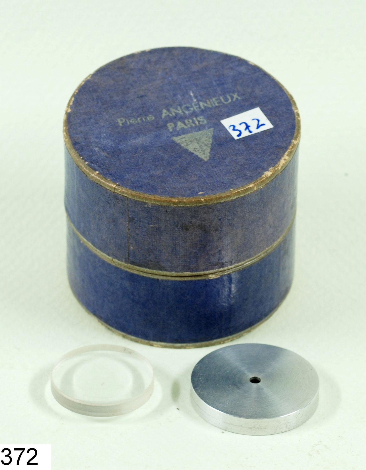 Lentille et cylindre alu