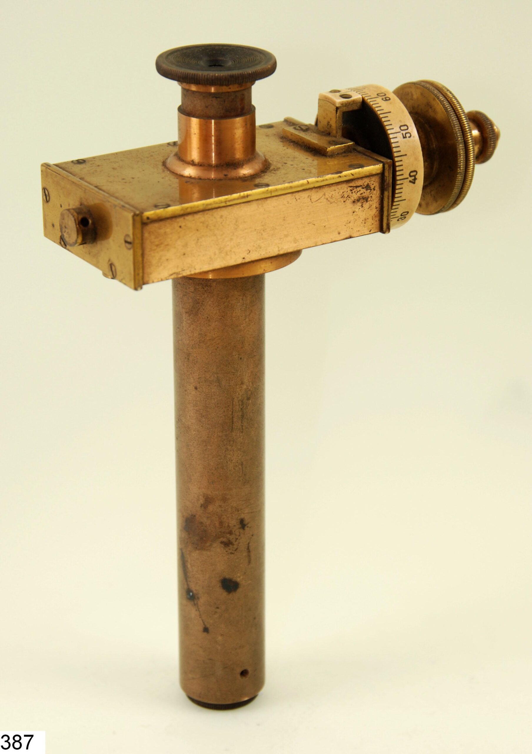 Oculaire laiton avec réticule et vis micrométrique