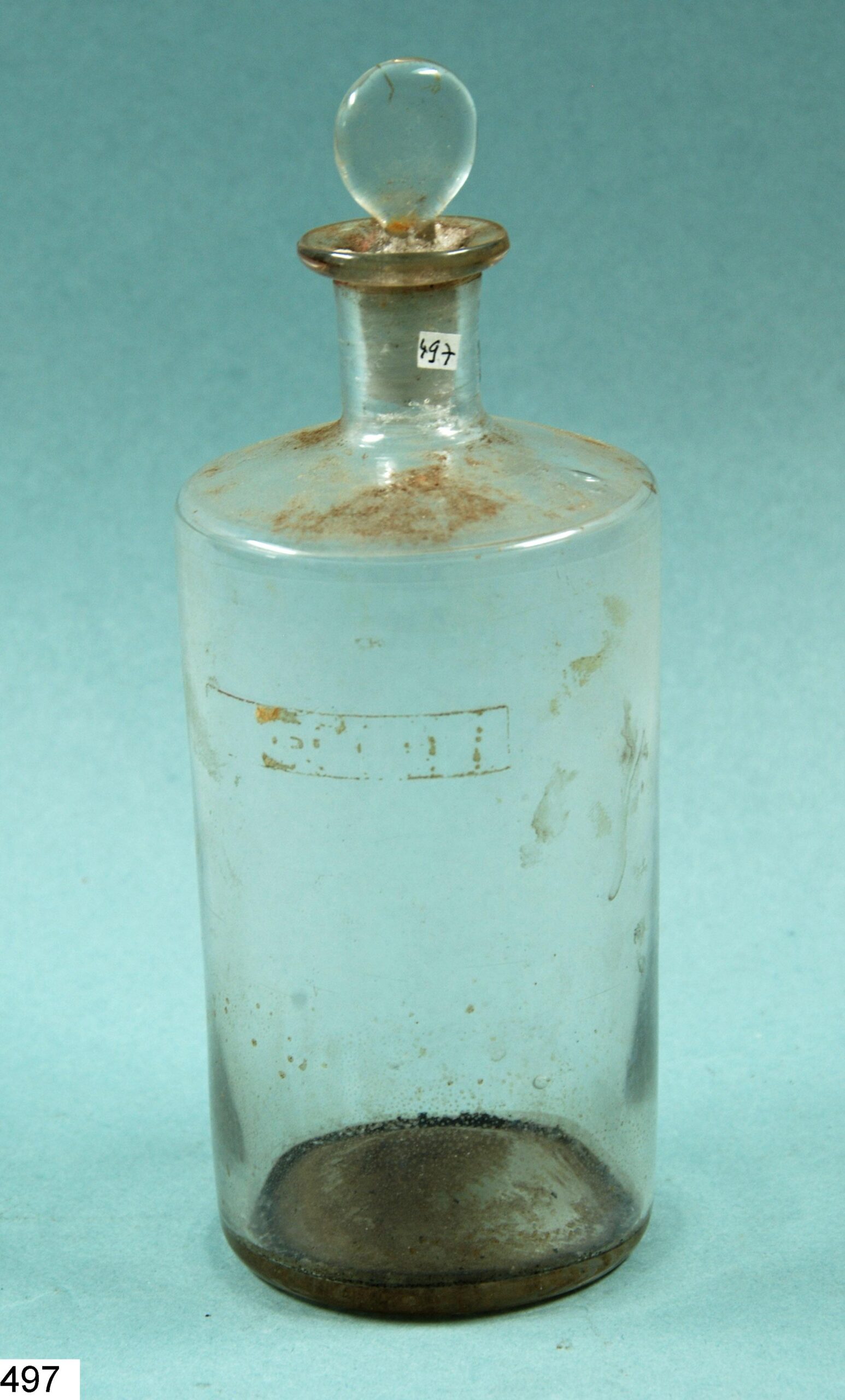 Flacon en verre avec bouchon