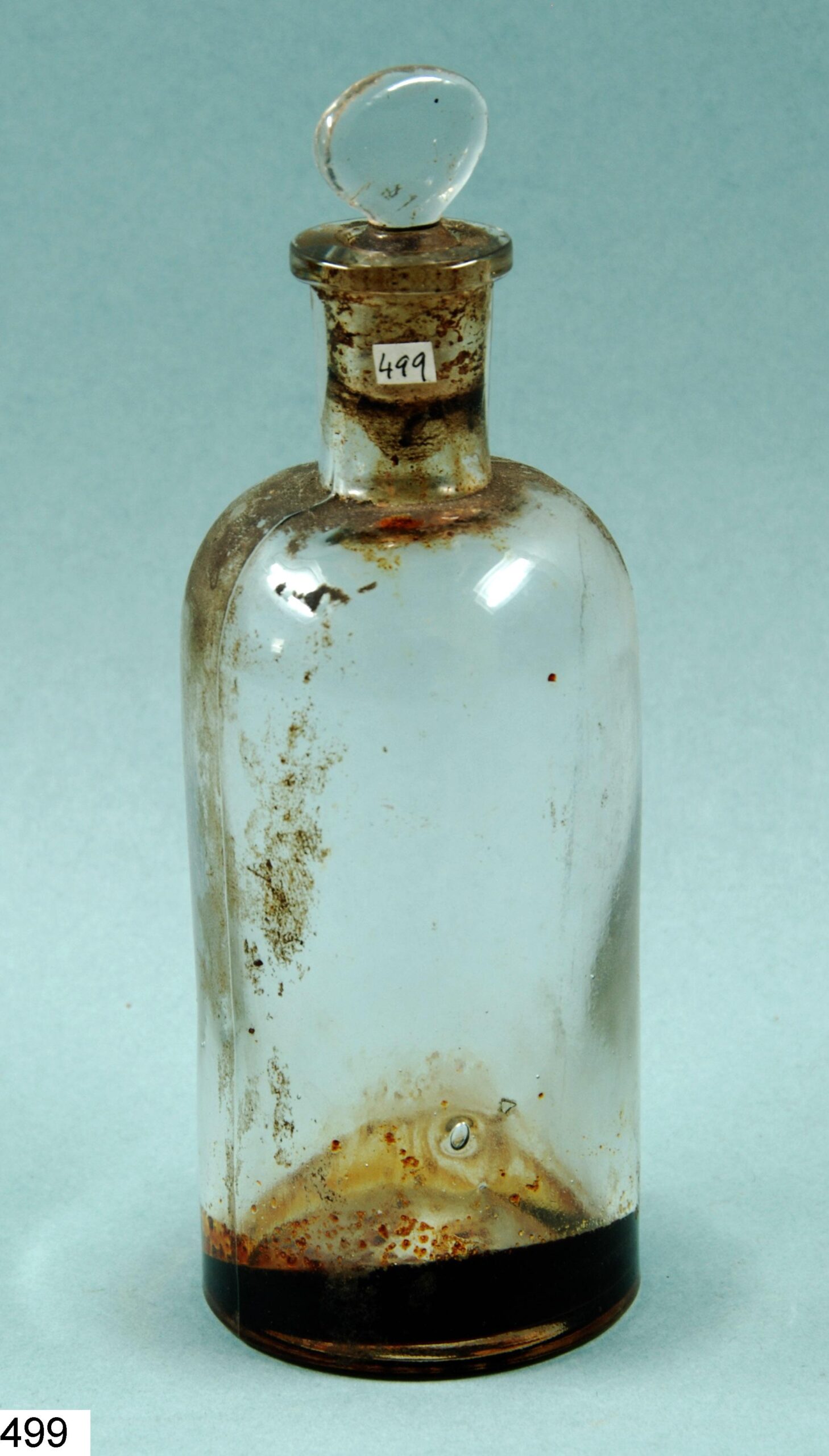 Flacon en verre avec bouchon