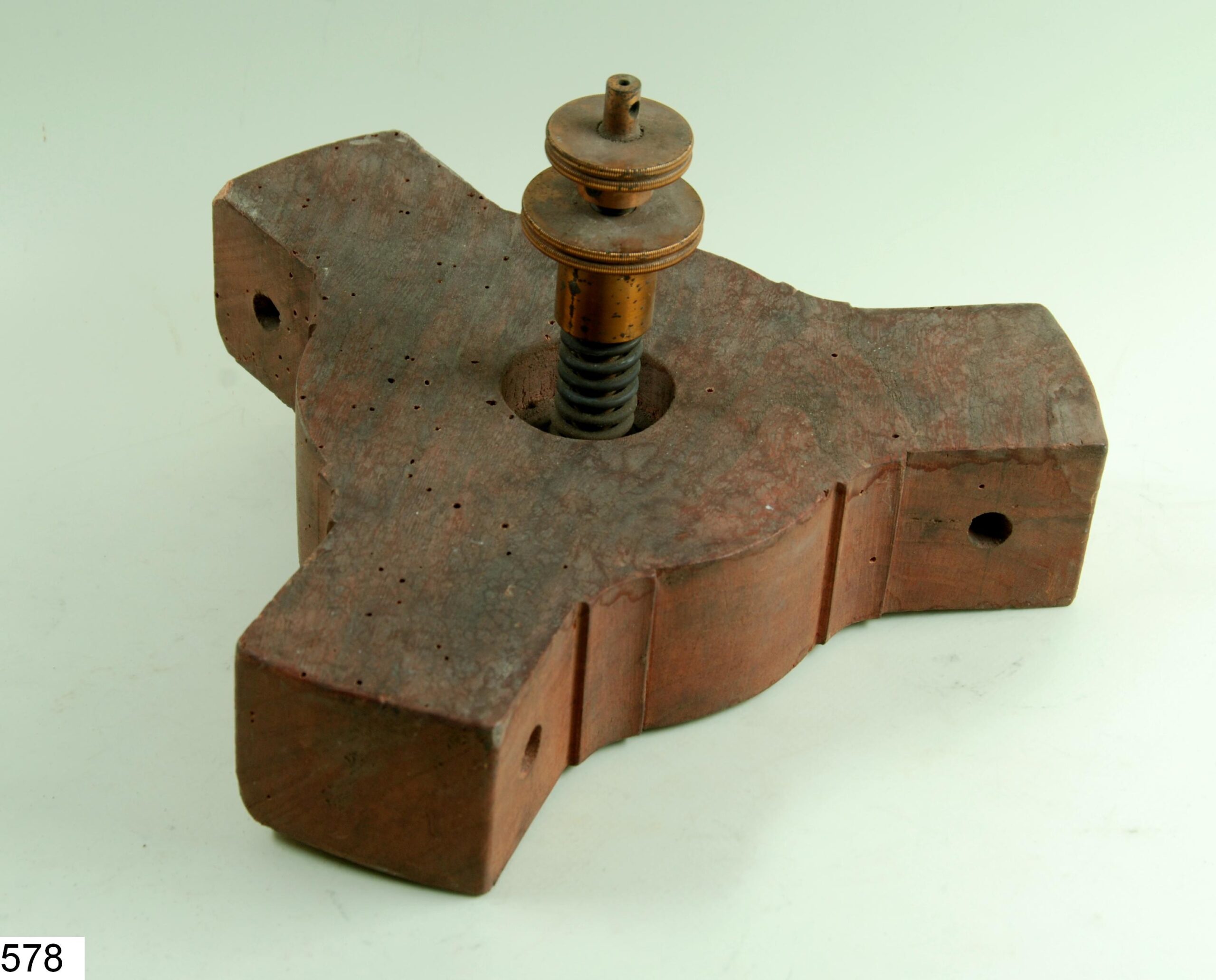 Socle de trépied en bois