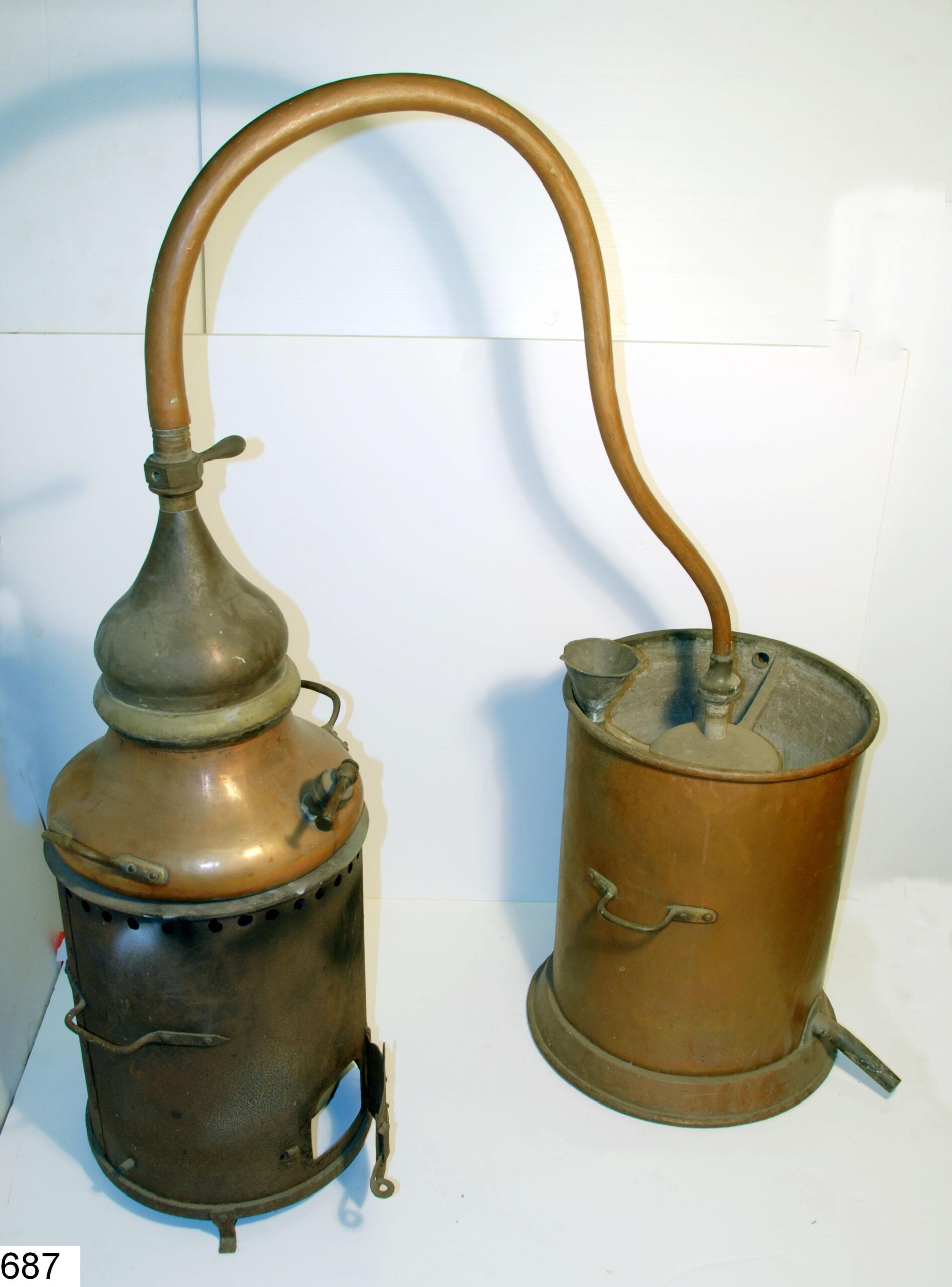 Alambic en cuivre