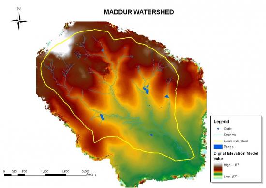 Figure 9. Hydrology of the Maddur watershed