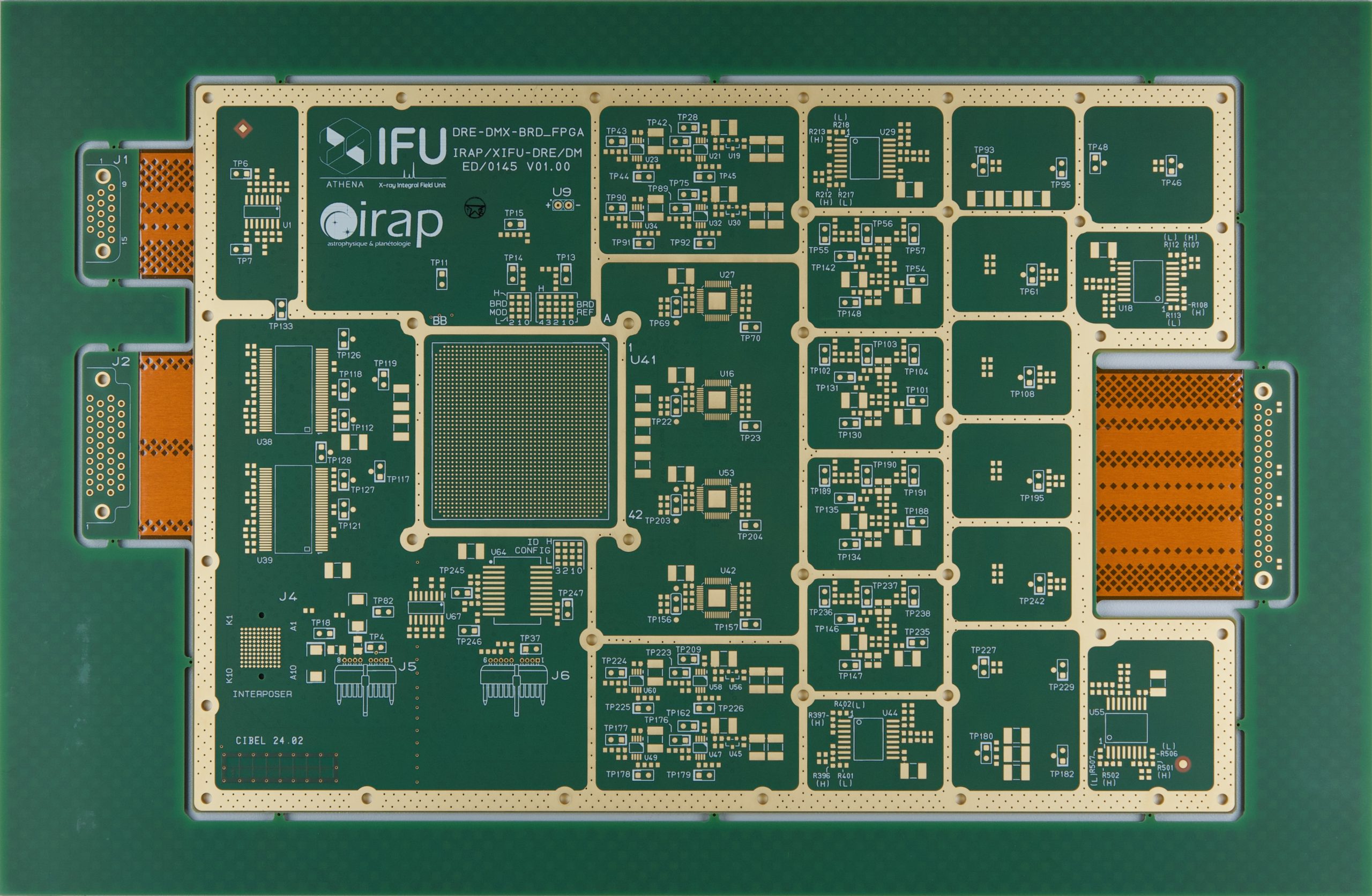 The DRE De-multiplexing (DEMUX) Demonstrator Model (DM) printed circuit board (PCB) arrived at IRAP on January 15.
