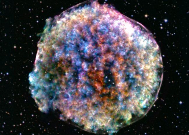 X-ray image taken with the Chandra space telescope